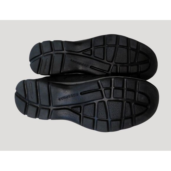Rockport Mens Get Your Kicks Mudguard Blucher Shoes Size 10 M Black Lightweight - Picture 8 of 10